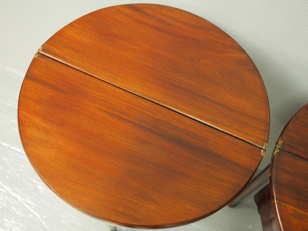 Pair of George I Style Mahogany Side Tables View X
