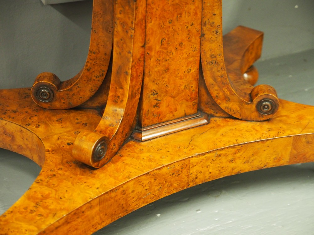 Pair of Scottish George IV Burr Elm Card Tables View VI