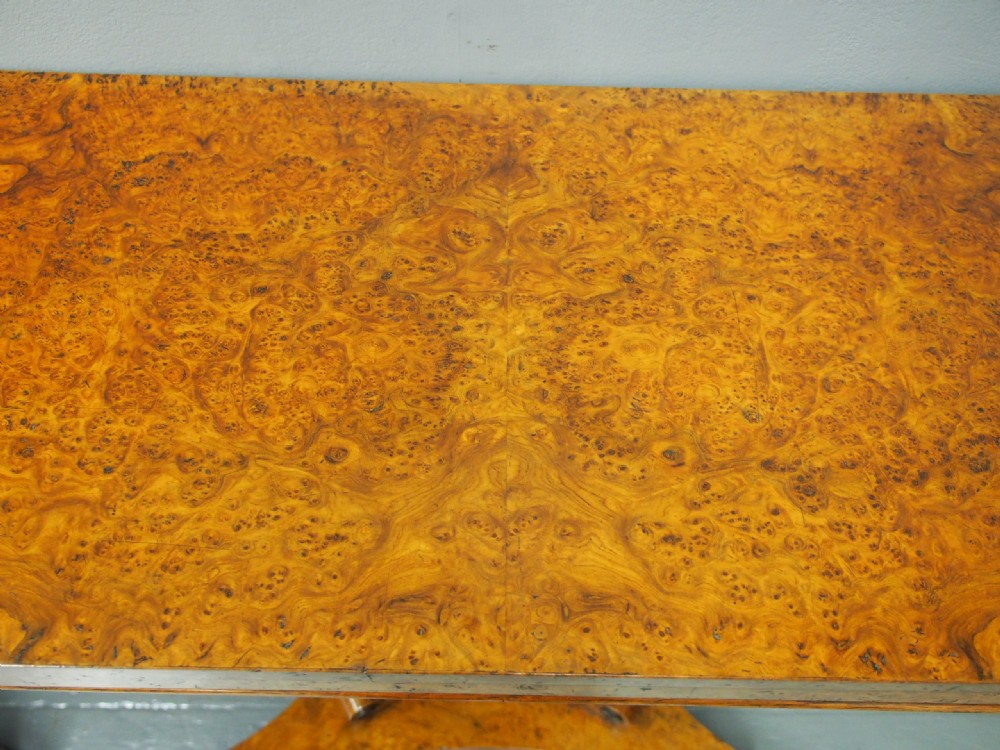 Pair of Scottish George IV Burr Elm Card Tables View XII