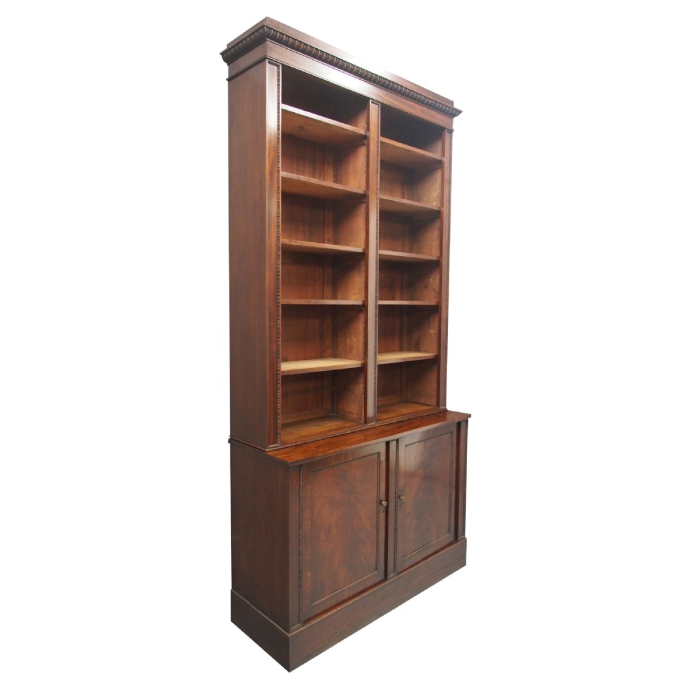 Mahogany Open Bookcase by William Trotter