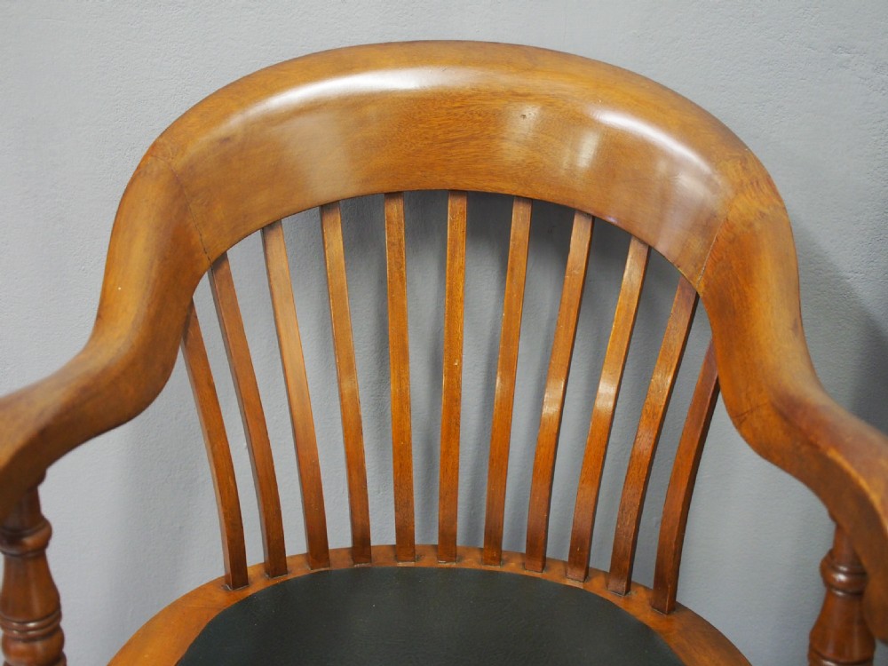 Pair of Victorian Mahogany Desk Chairs View VII