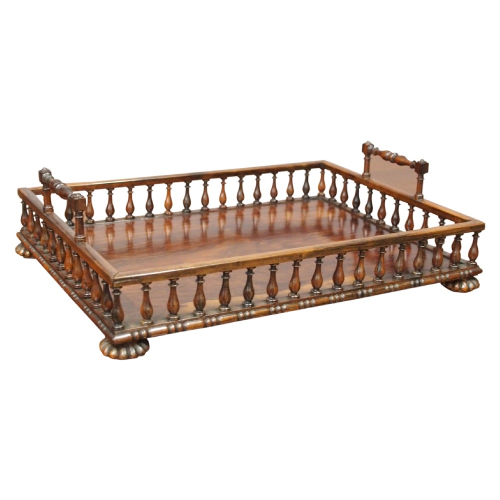 Regency Goncalo Alves Desk Tray