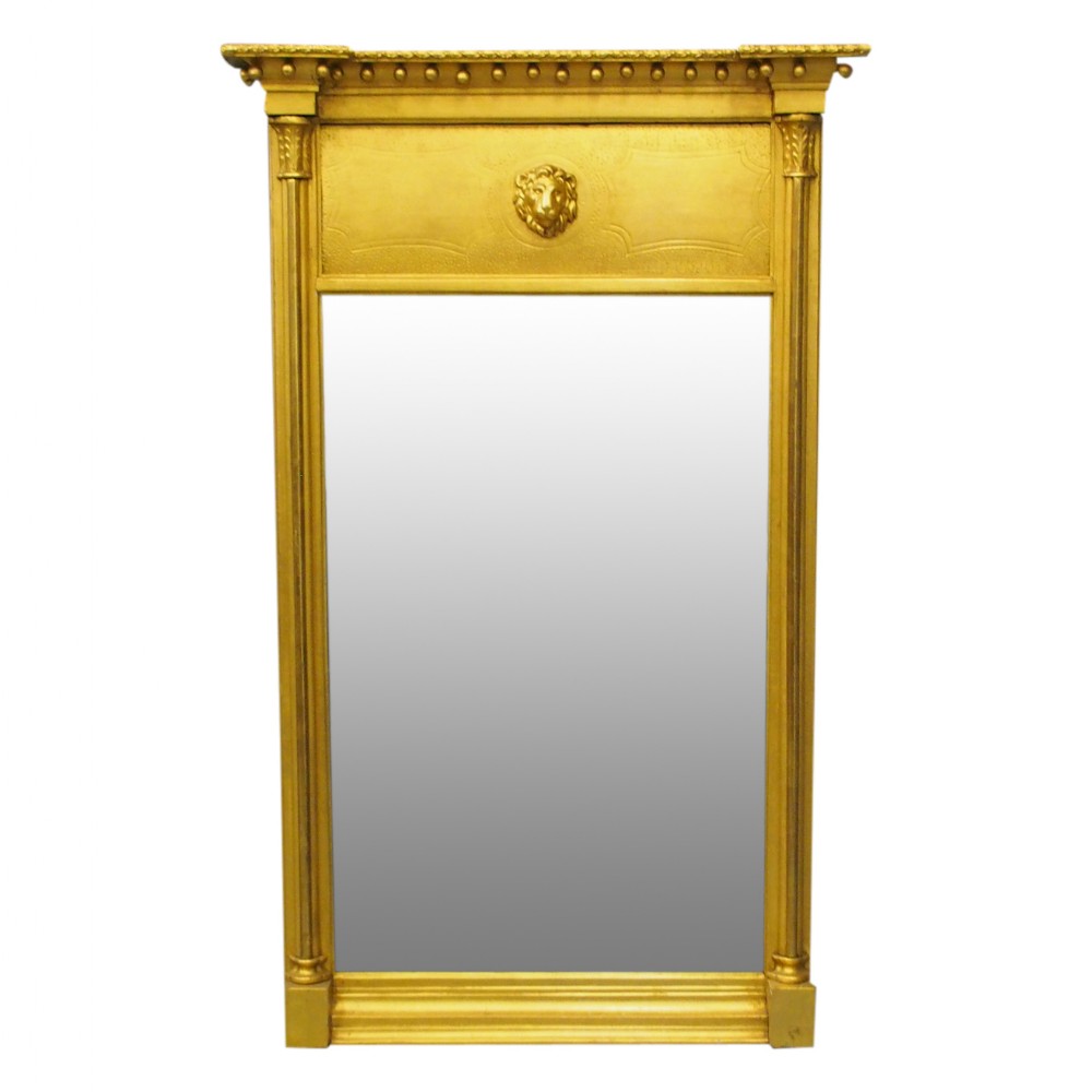 George IV Gilded Mahogany Pier Mirror
