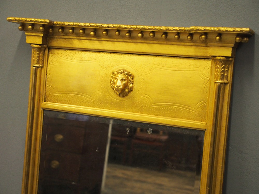 George IV Gilded Mahogany Pier Mirror View X