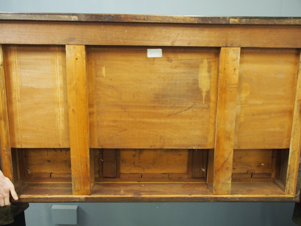 Chippendale Style Mahogany Kneehole Desk View VII