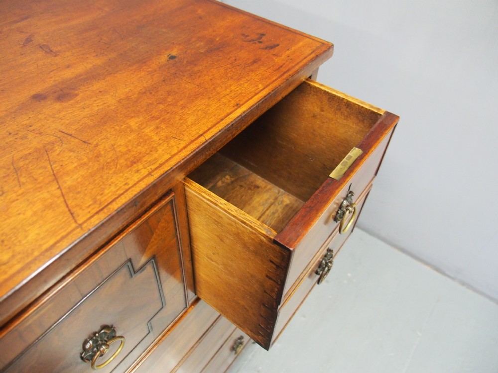 George IV Mahogany Secretaire Chest View XI