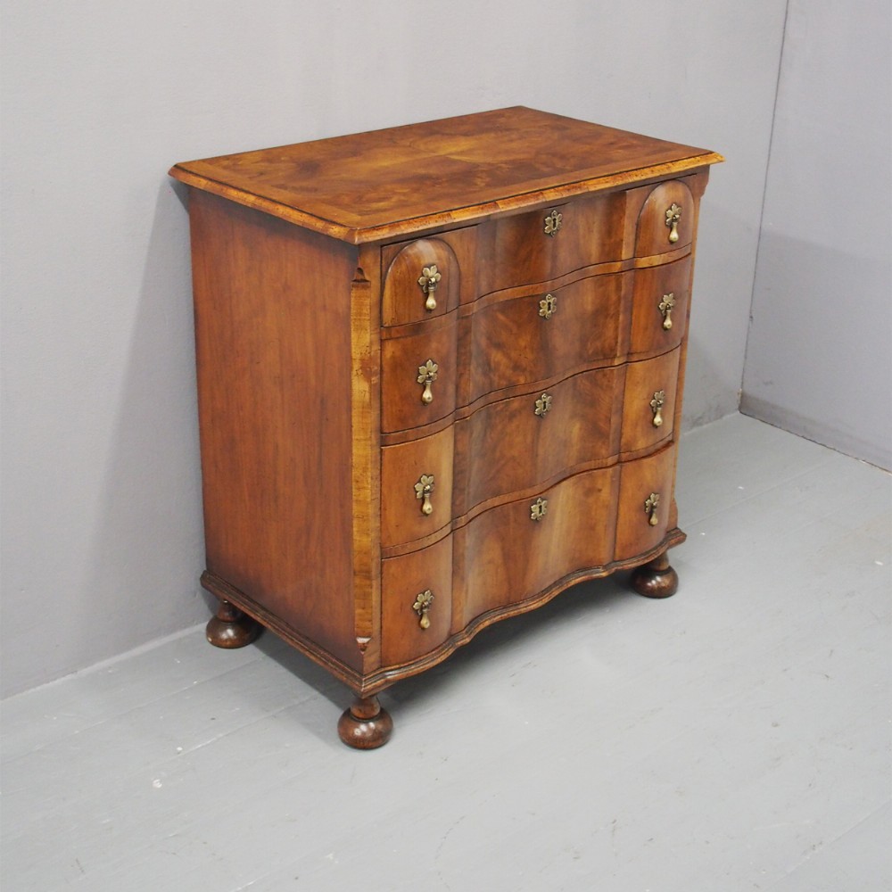 George II Style Walnut Chest of Drawers