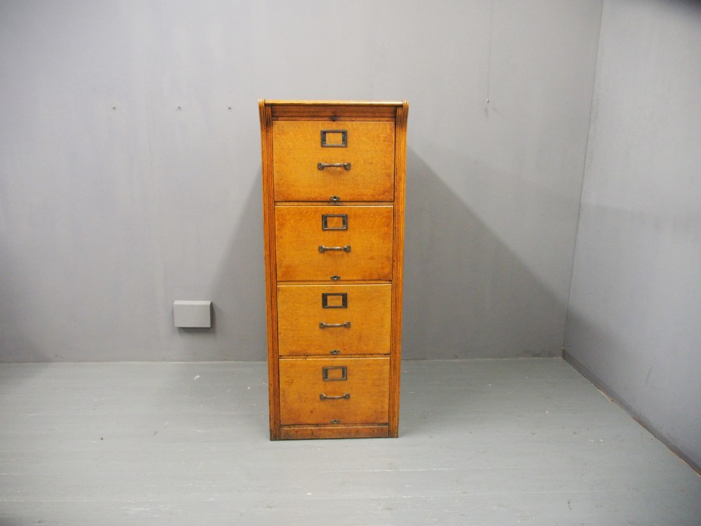 Oak Filing Cabinet View II