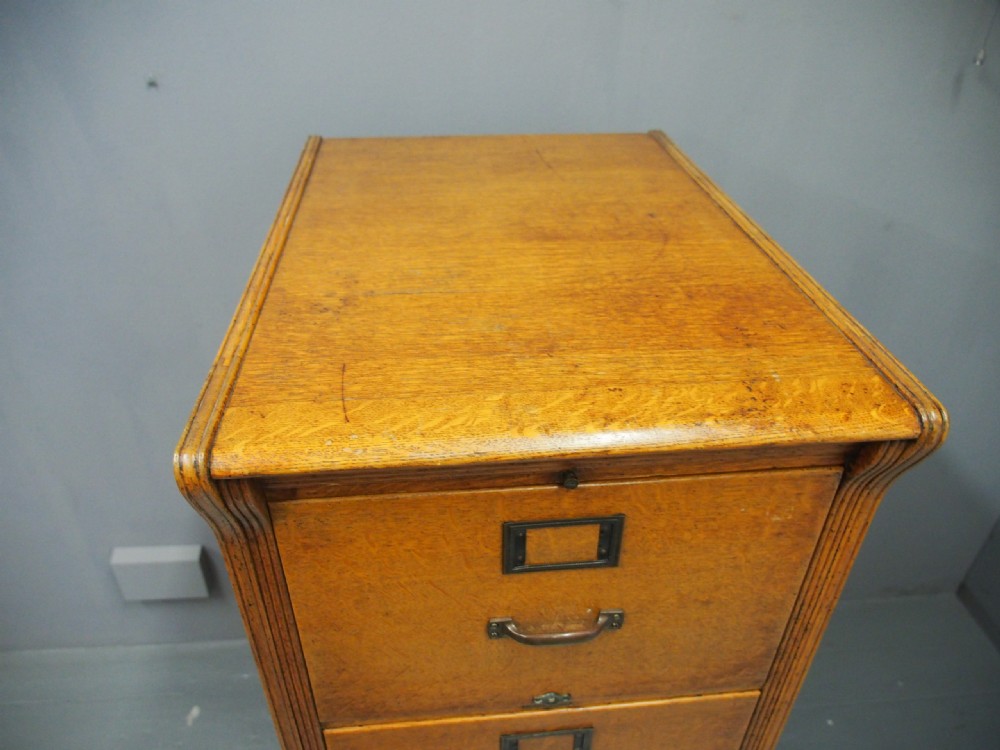Oak Filing Cabinet View IV