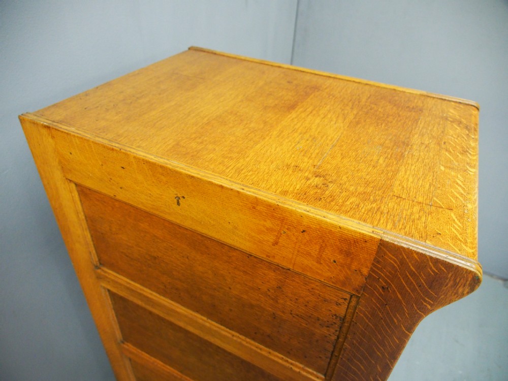 Oak Filing Cabinet View V