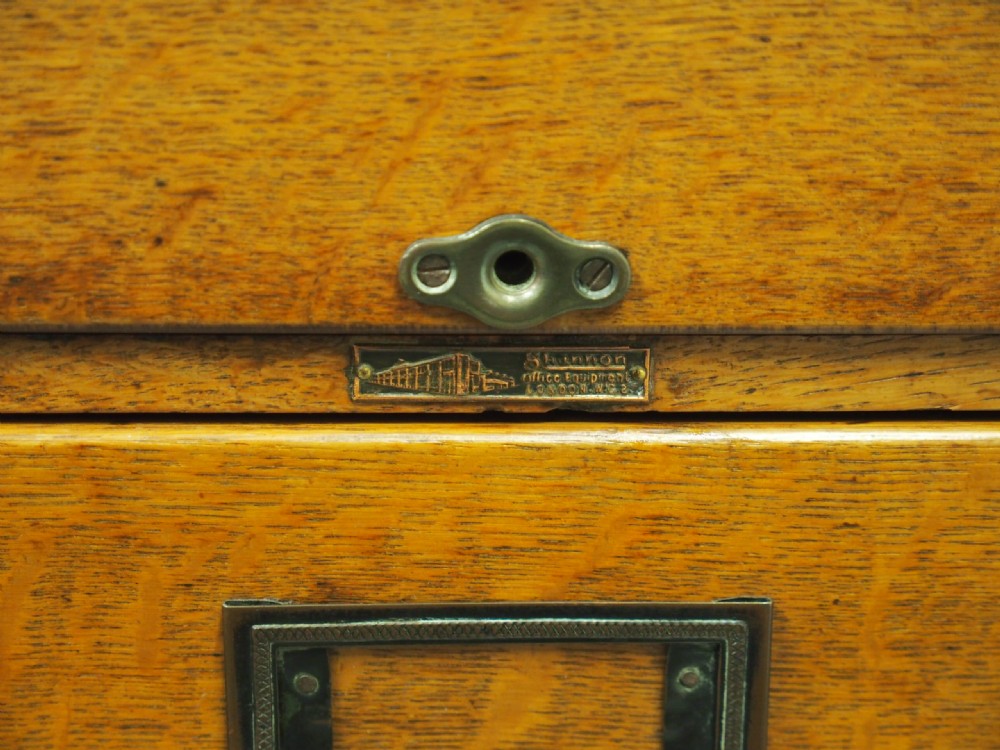 Oak Filing Cabinet View IX