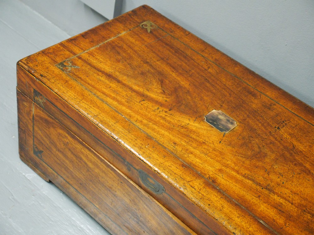 William IV Brass Inlaid Travelling Trunk View III