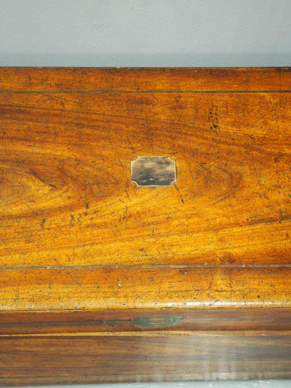 William IV Brass Inlaid Travelling Trunk View IV