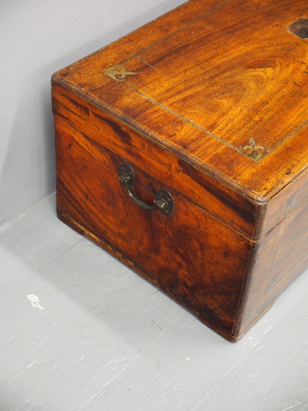 William IV Brass Inlaid Travelling Trunk View VIII