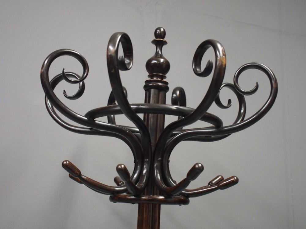 Stained Beech Bentwood Hall Stand View II