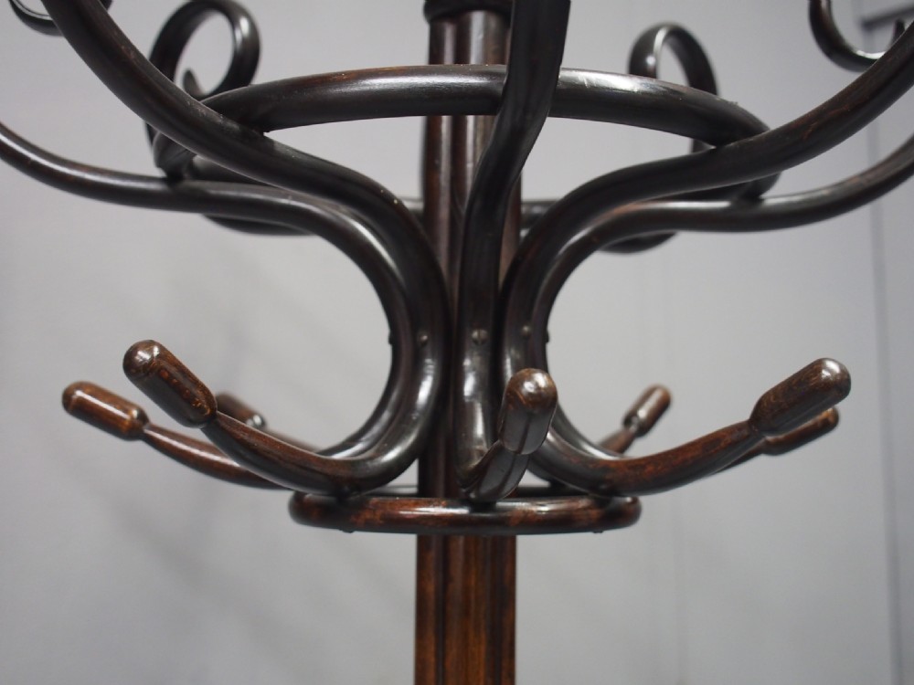 Stained Beech Bentwood Hall Stand View VI