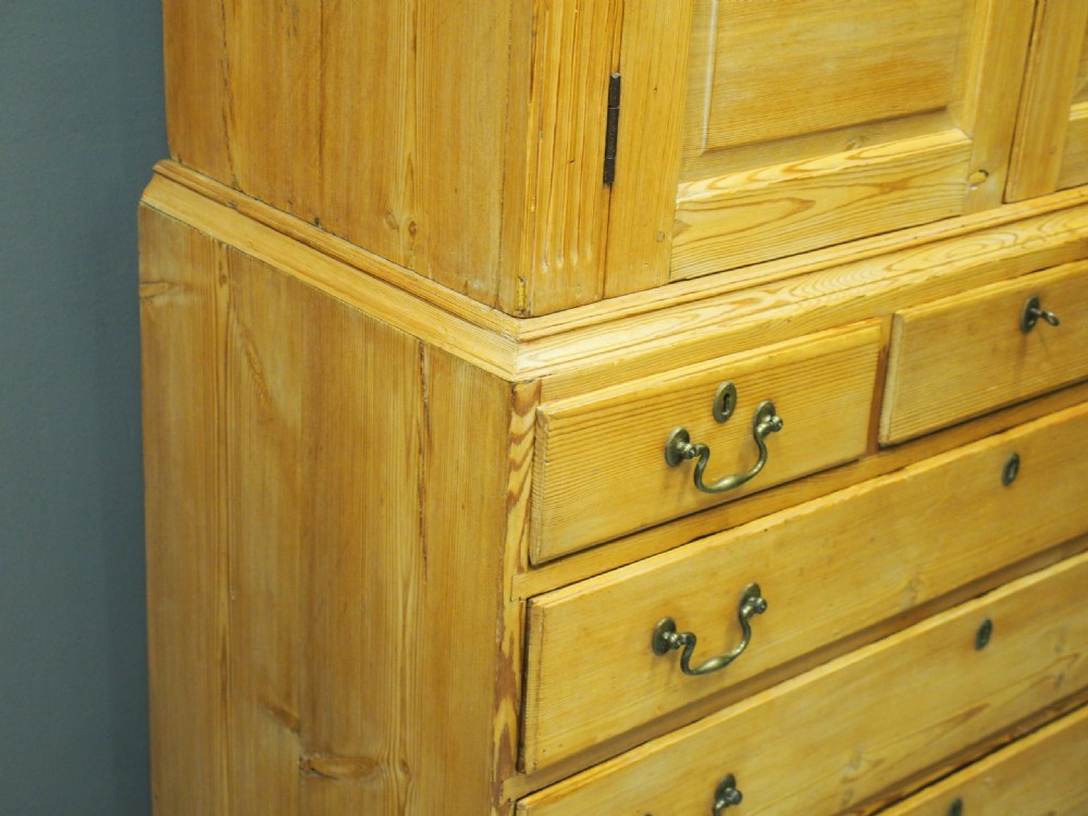 George III Pitch Pine Press View VIII