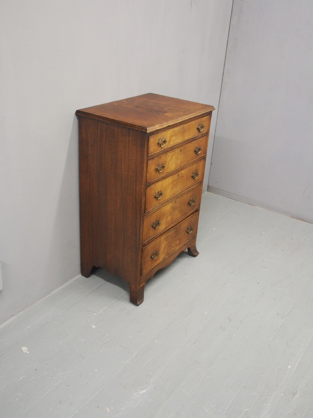 George III Style Mahogany Chest of Drawers View III