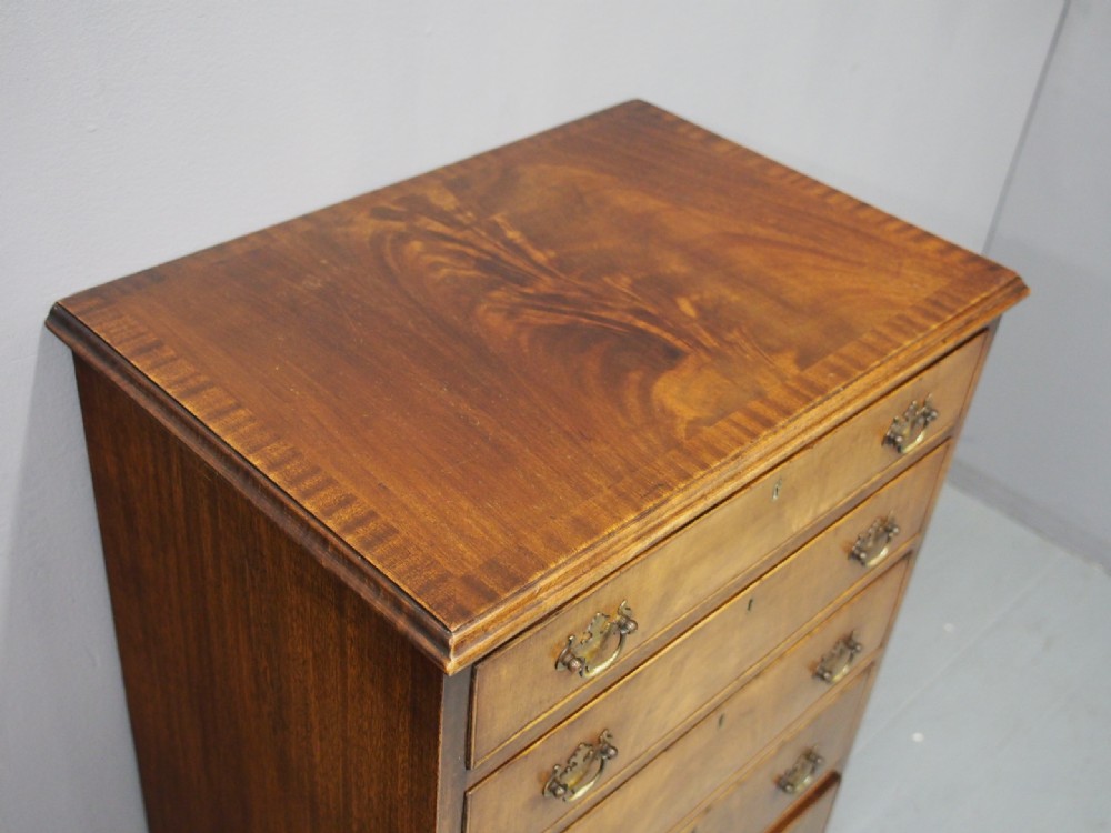 George III Style Mahogany Chest of Drawers View VIII
