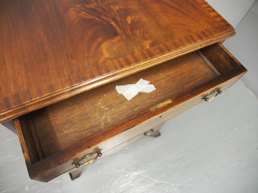 George III Style Mahogany Chest of Drawers View IX