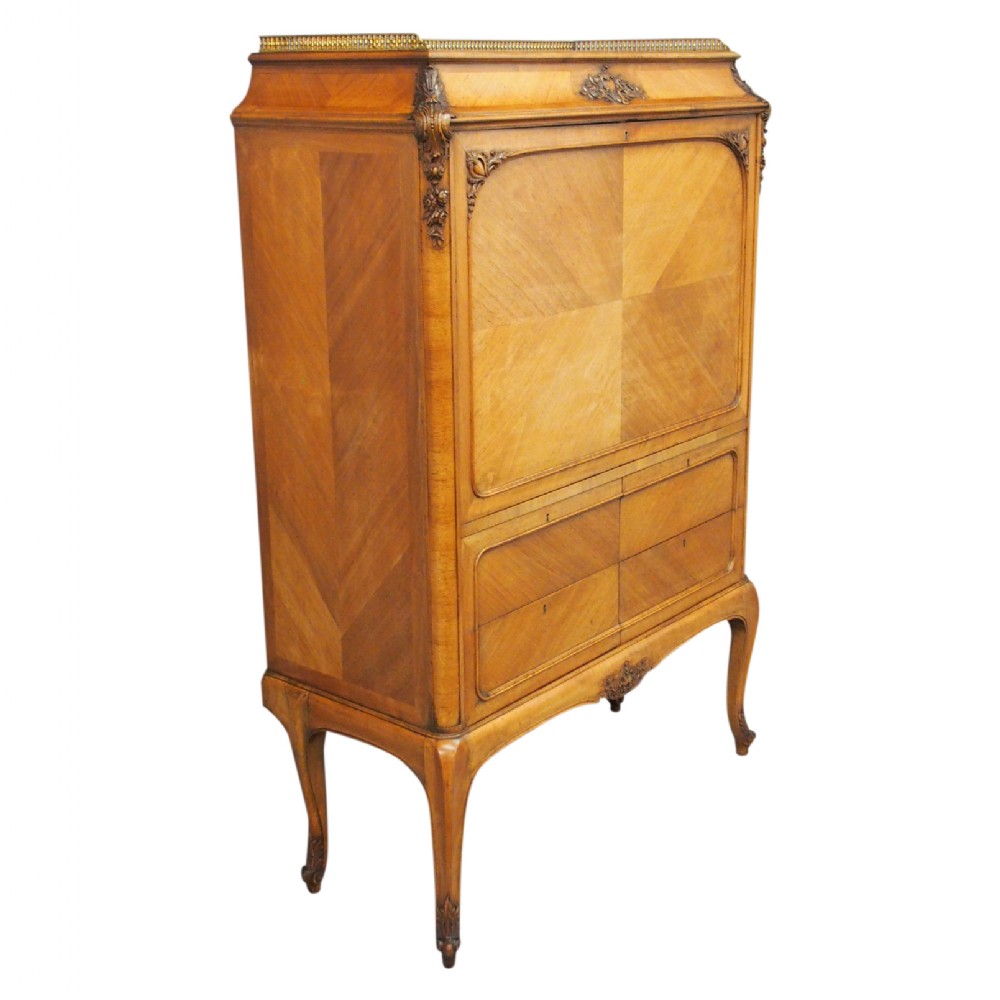 Marble Top Secretaire a Abbatant by Whytock and Reid