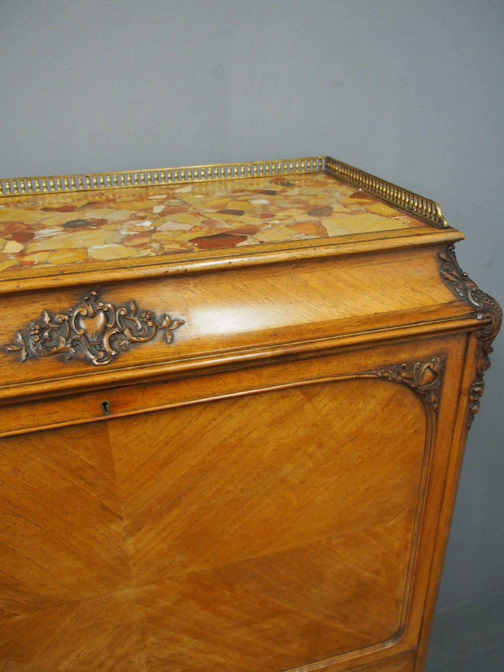 Marble Top Secretaire a Abbatant by Whytock and Reid View V