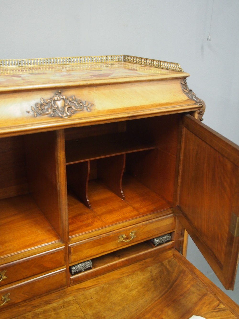 Marble Top Secretaire a Abbatant by Whytock and Reid View XIX