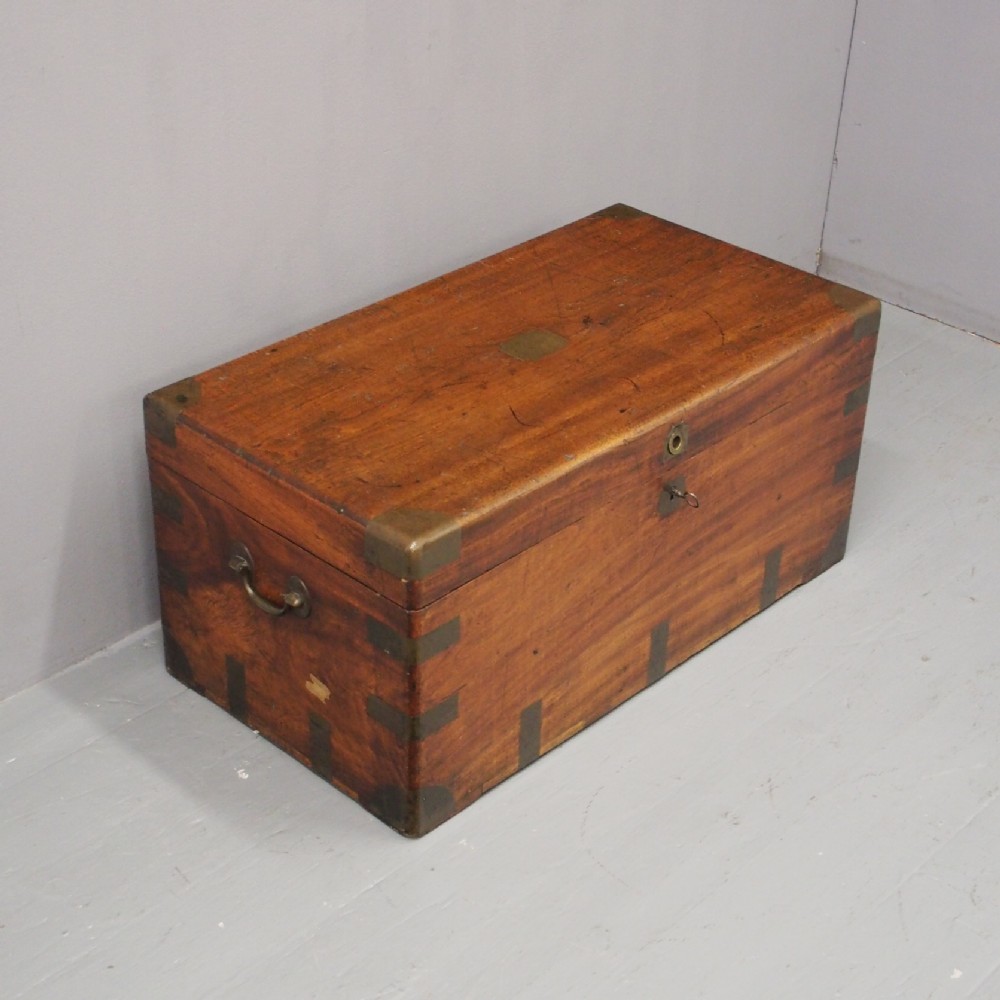 Brass Bound Camphor wood Trunk