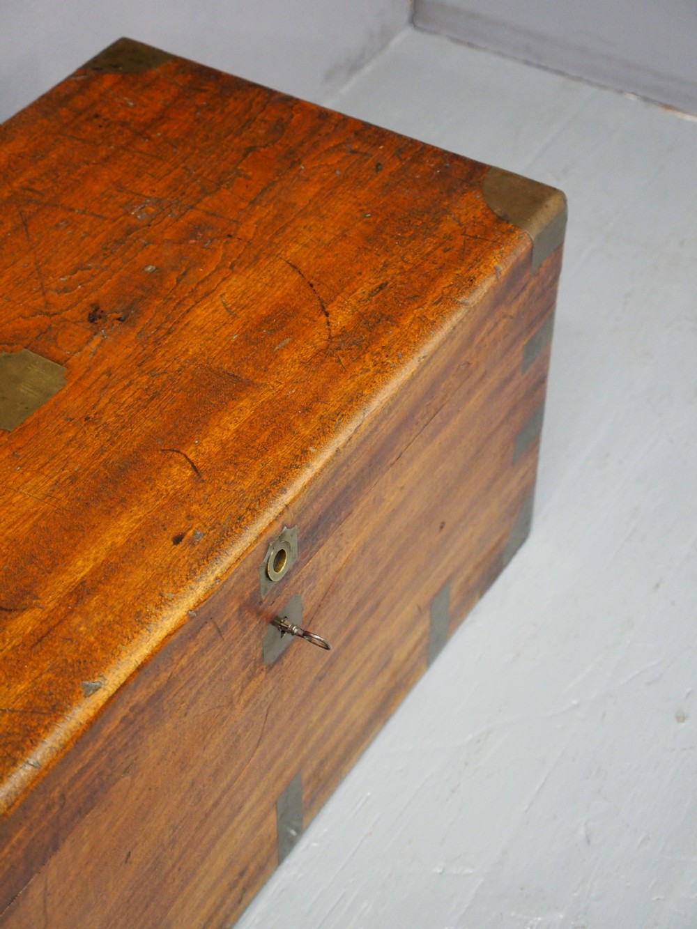 Brass Bound Camphor wood Trunk View IX