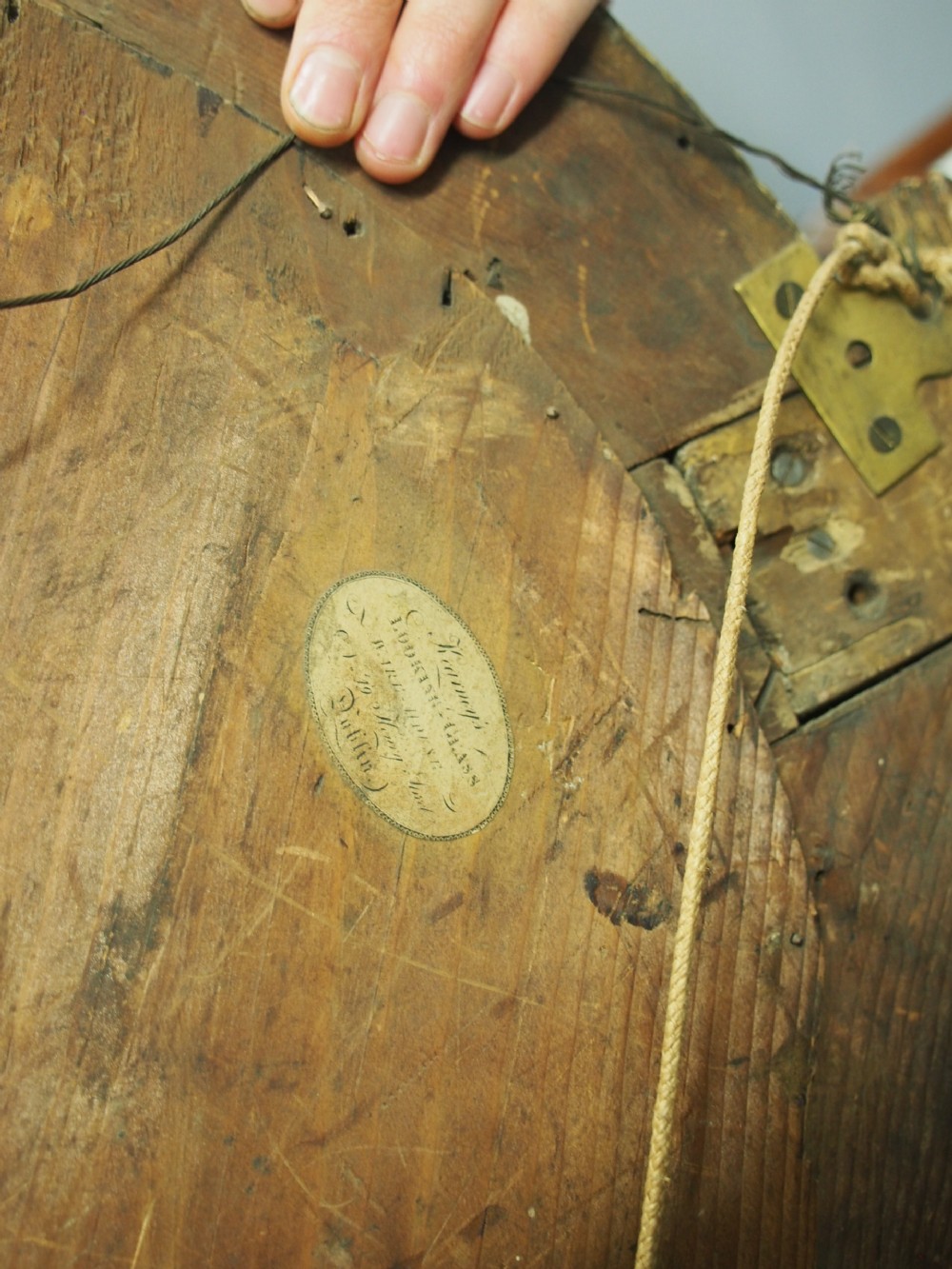 Irish Regency Convex Mirror View II