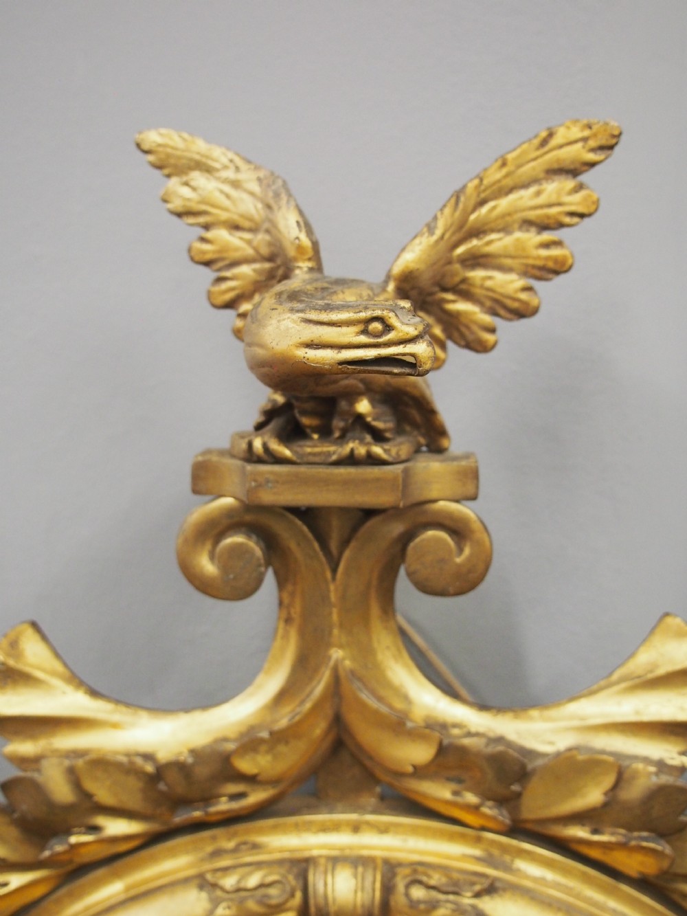 Irish Regency Convex Mirror View V