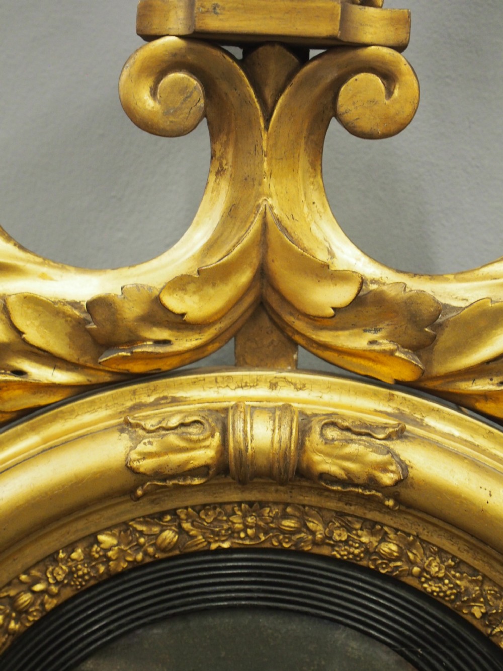 Irish Regency Convex Mirror View XVI
