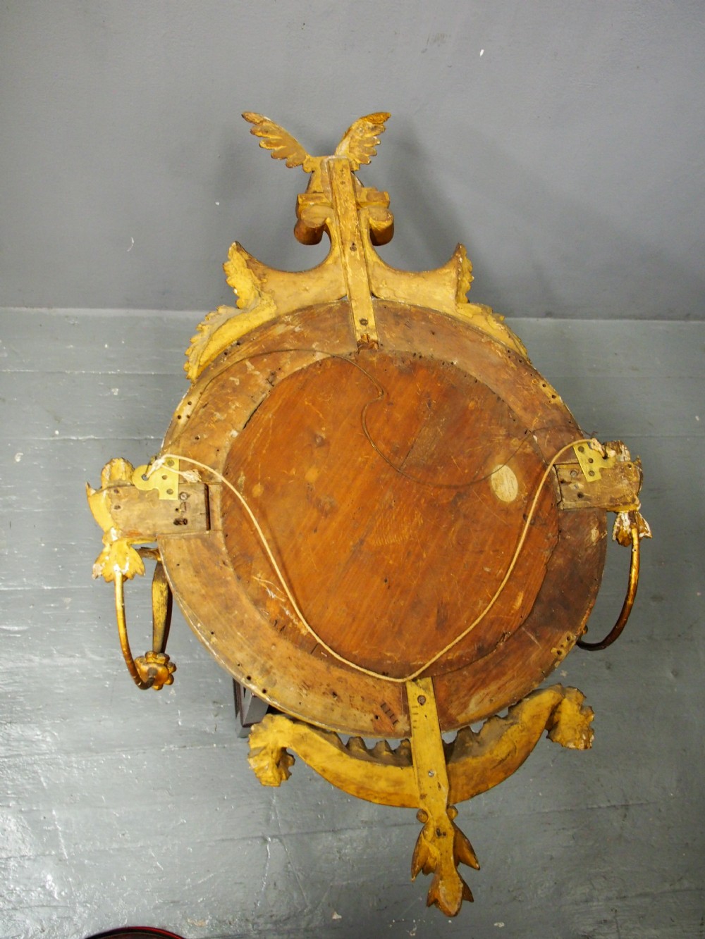 Irish Regency Convex Mirror View XIX