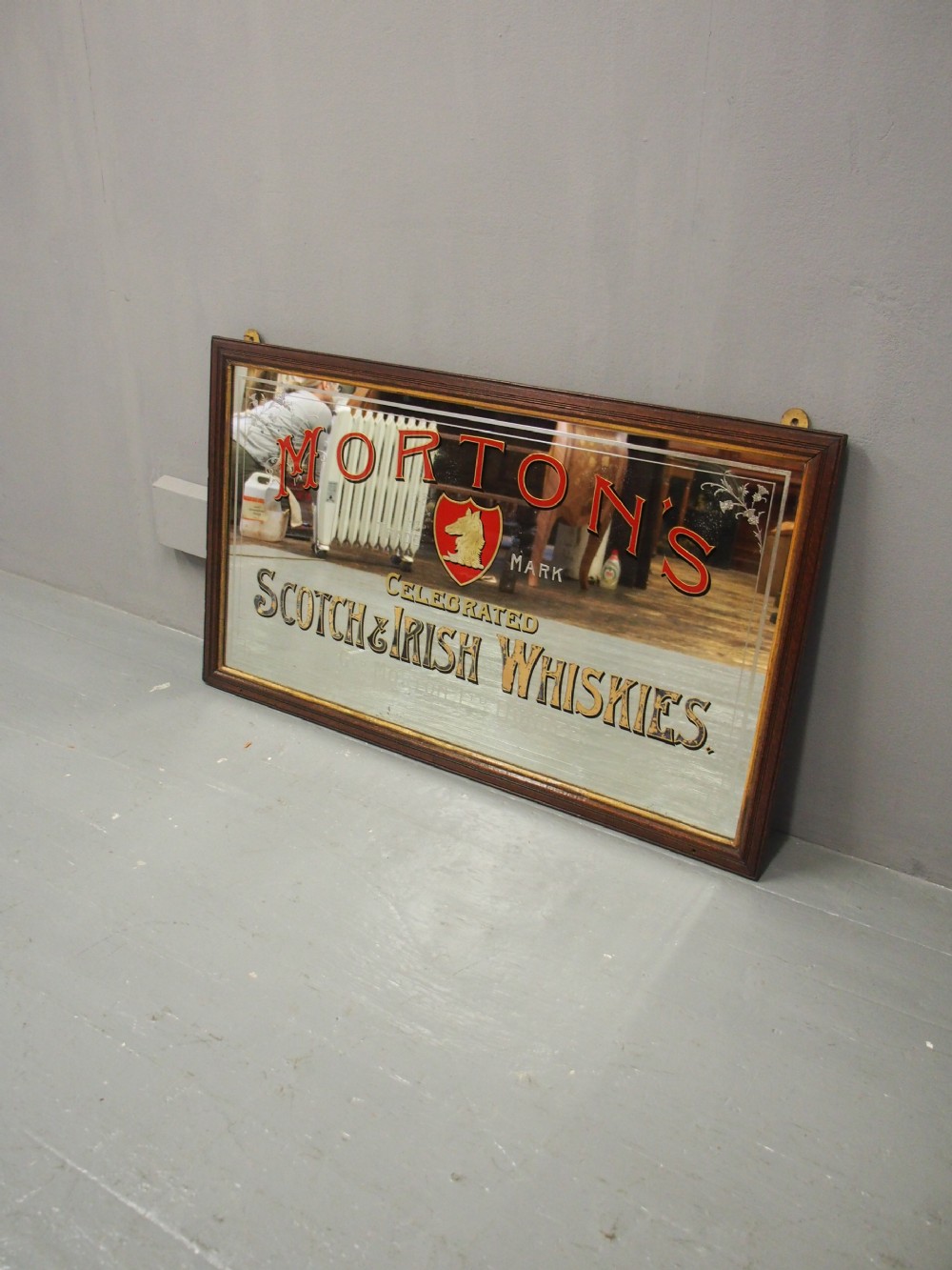 Victorian Pub Mirror for Morton’s Scotch & Irish Whiskies View IV