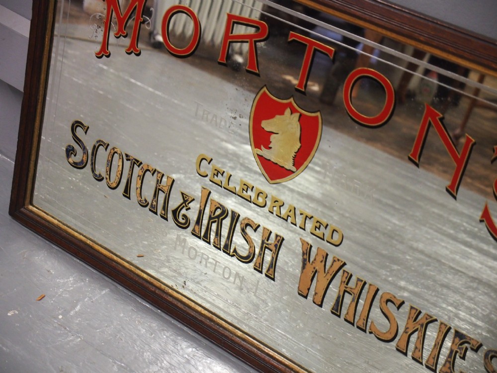 Victorian Pub Mirror for Morton’s Scotch & Irish Whiskies View XI