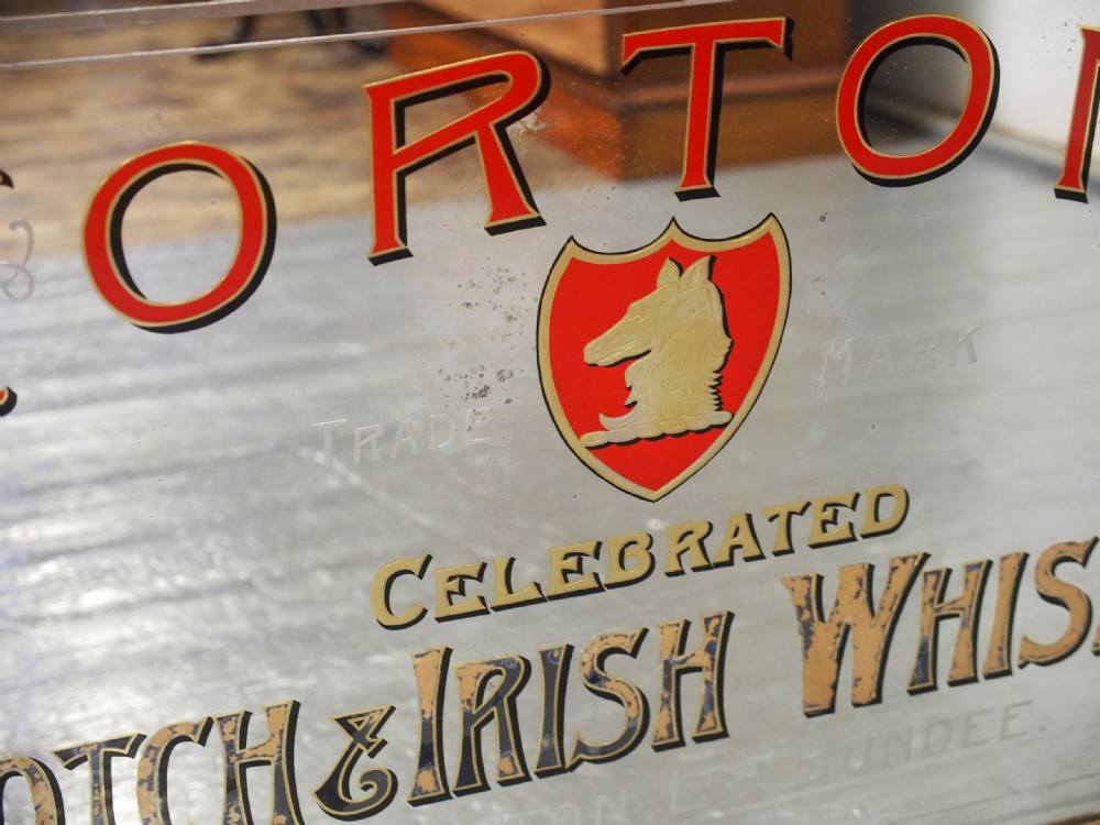 Victorian Pub Mirror for Morton’s Scotch & Irish Whiskies View XIII