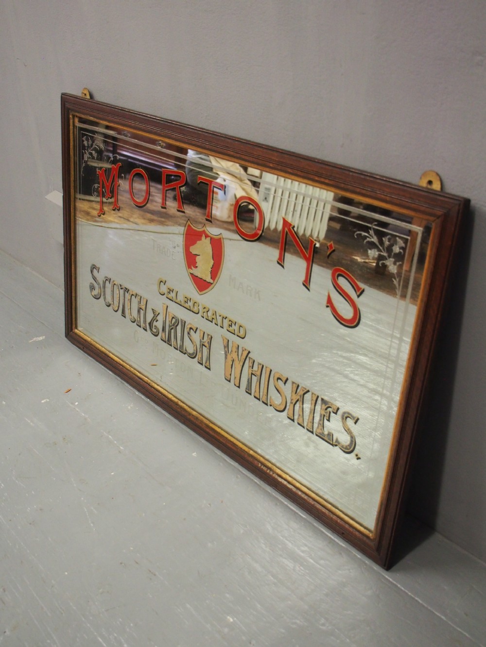 Victorian Pub Mirror for Morton’s Scotch & Irish Whiskies View XIV
