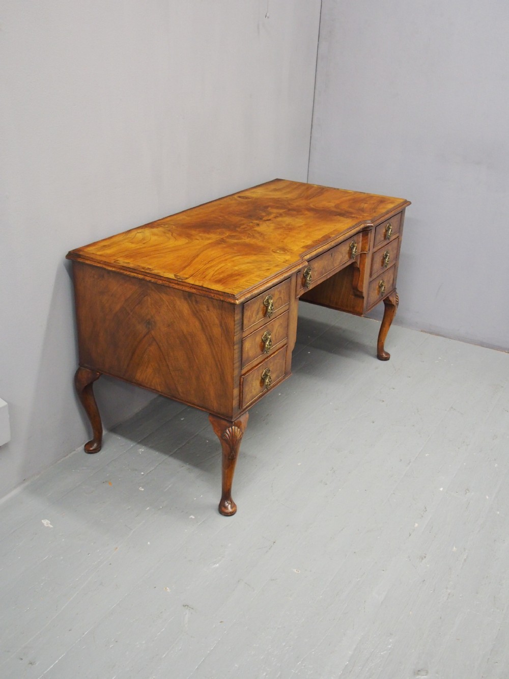 George II Style Walnut Writing Table View III