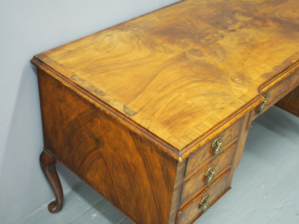 George II Style Walnut Writing Table View VI