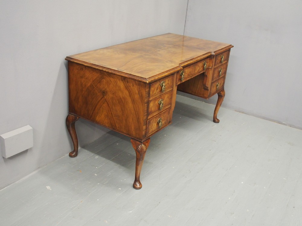 George II Style Walnut Writing Table View VII