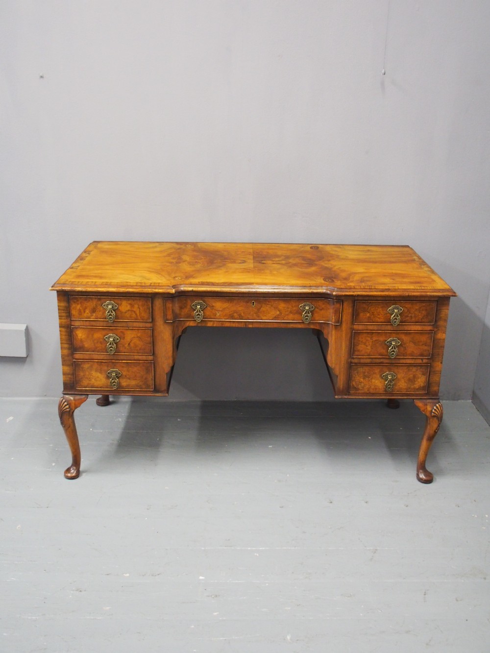 George II Style Walnut Writing Table View X