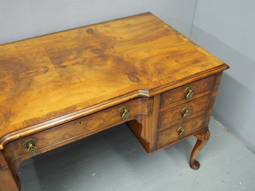 George II Style Walnut Writing Table View XII