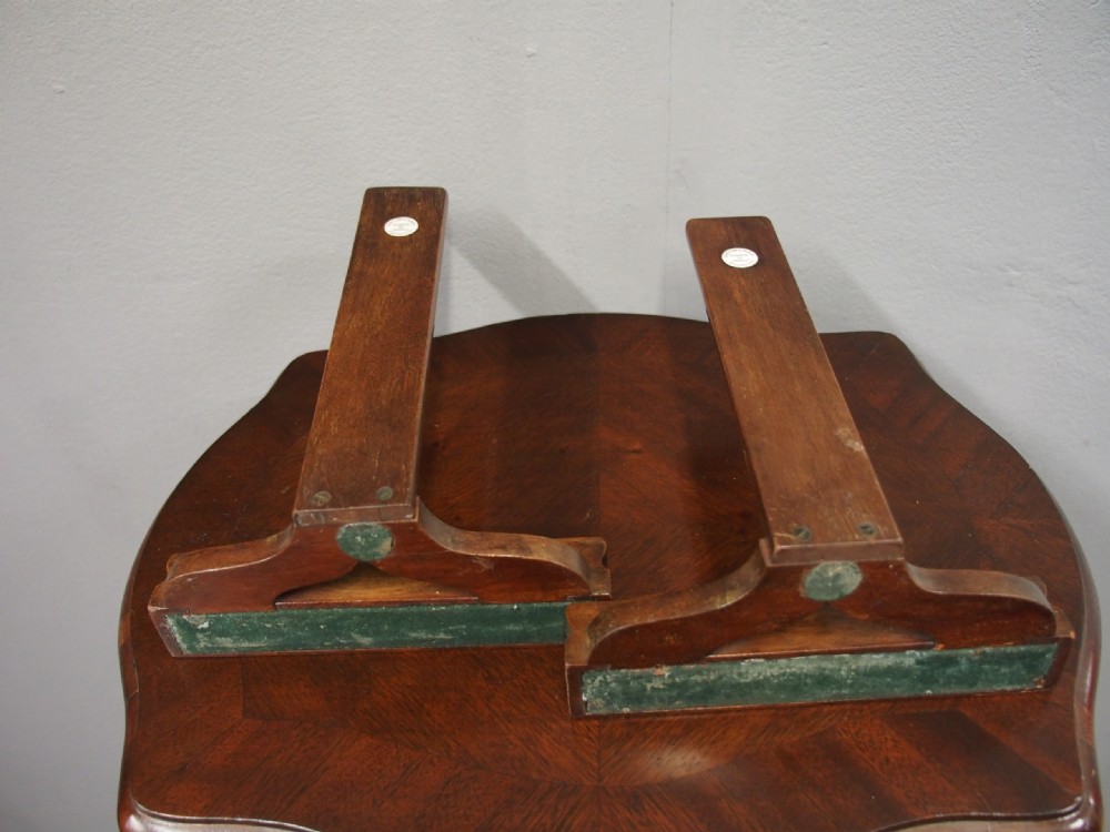 Pair of Mahogany Plate Stands View V