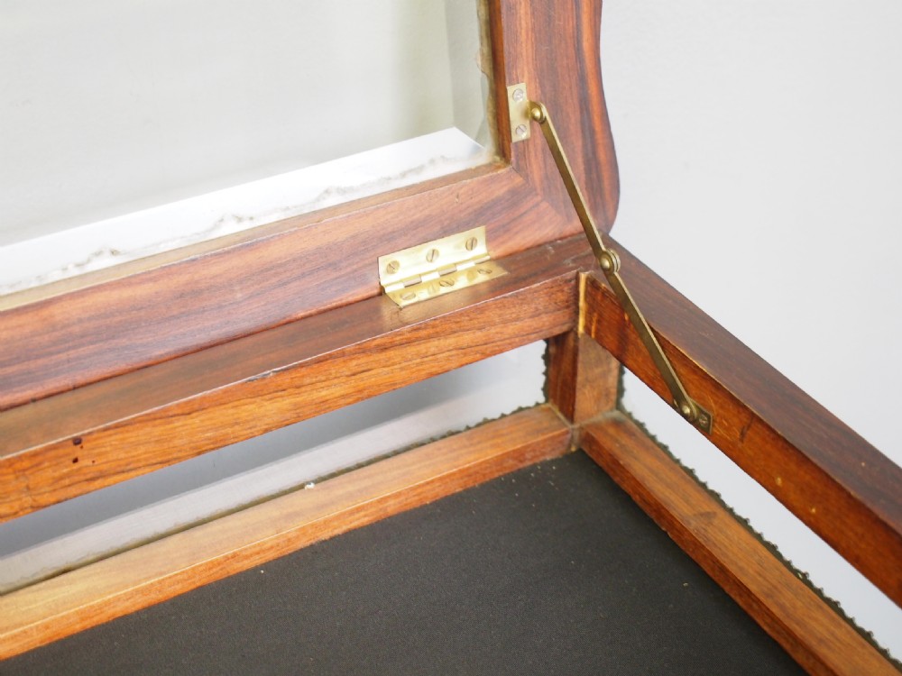 French Marquetry Vitrine Table View V