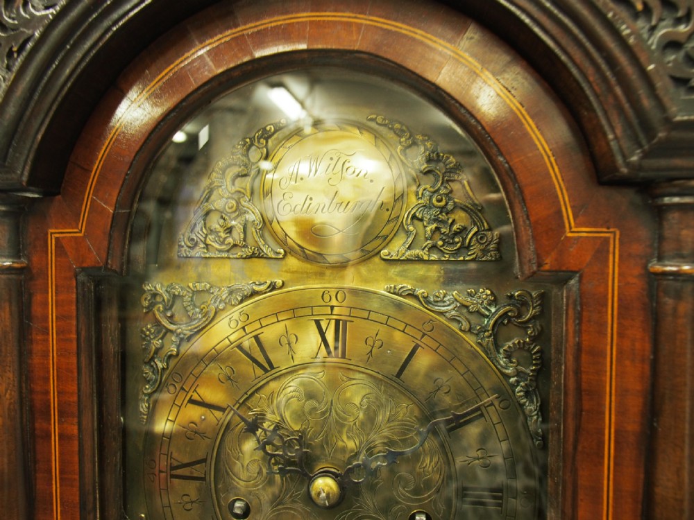 George I Style Longcase Clock by A Wilson, Edinburgh View IV