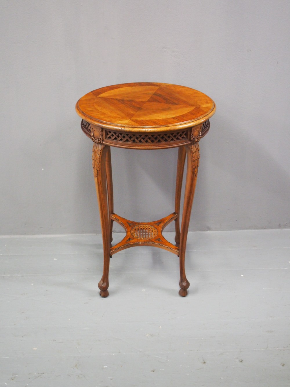 Late Victorian French Walnut Occasional Table View III