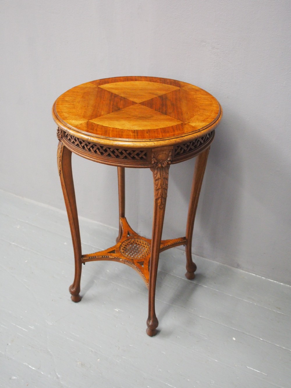 Late Victorian French Walnut Occasional Table View VII