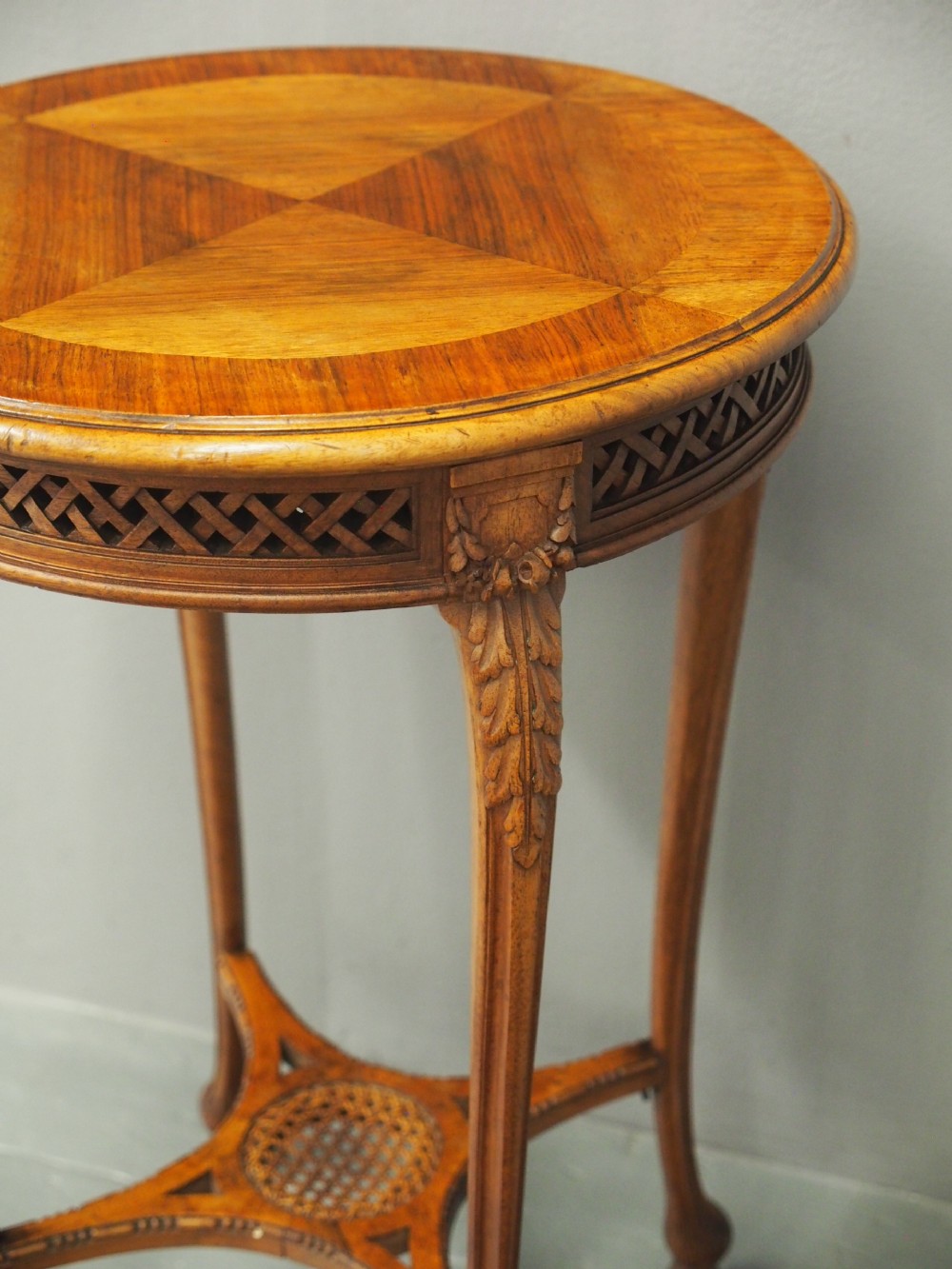 Late Victorian French Walnut Occasional Table View IX