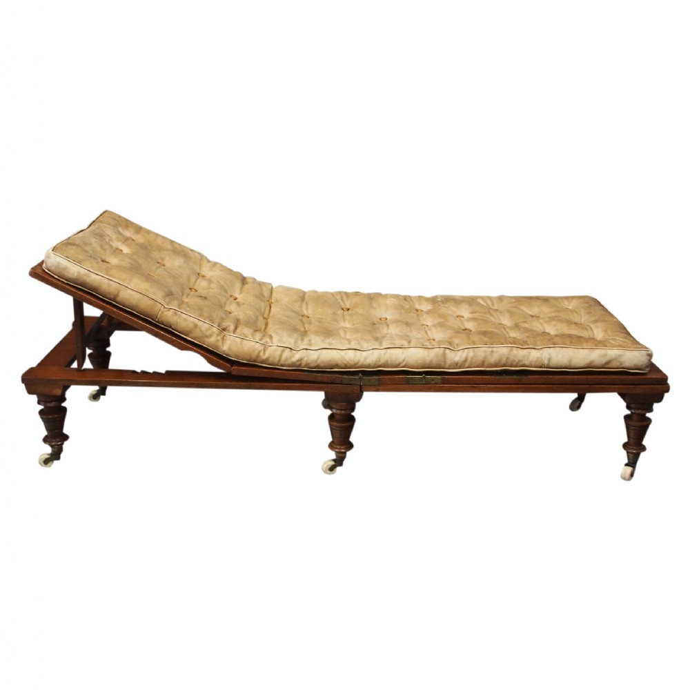 Victorian Mahogany Campaign Bed