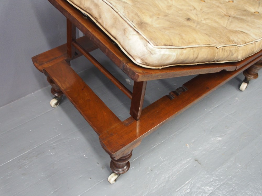 Victorian Mahogany Campaign Bed View IX
